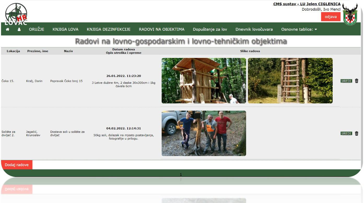 Program HRVATSKI LOVAC 
																							Aplikacija za vođenje elektronske/digitalne evidencije lovišta. 
																							Obratite nam se s povjerenjem, a mi ćemo vam omogućiti potpuno digitalno vođenje lovišta.
																							